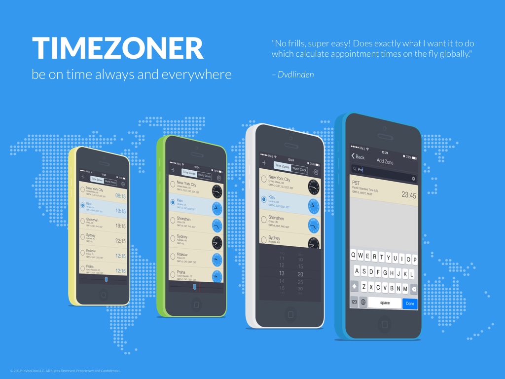 Timezoner – be on time always and everywhere