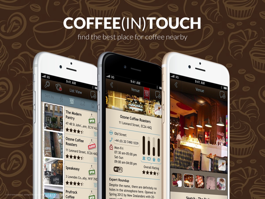 Coffee(In)touch – find the best place for coffee nearby