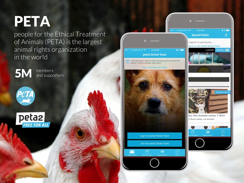 PETA – people for the Ethical Treatment of Animals (PETA) is the largest animal rights organization in the world